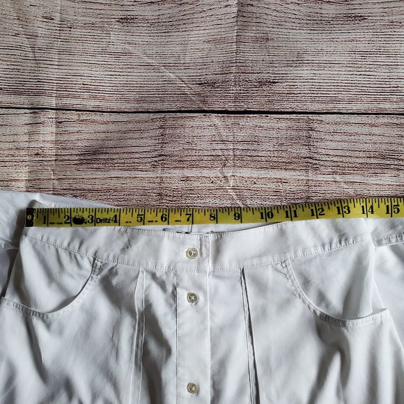 Alexander Wang Sleeve Tied White Skirt Size 4 EUC - Picture 15 of 16